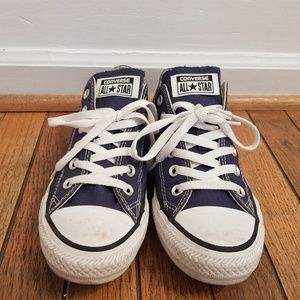 Dark Blue Converse All Stars
